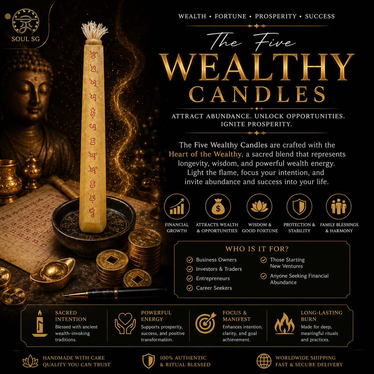 The Five Wealthy Candles