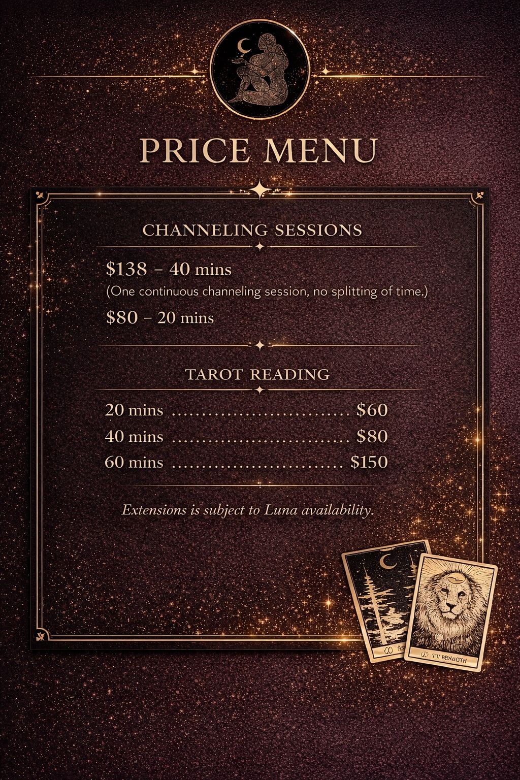 Tarot reading